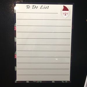cute Magnetic whiteboard sheet for fridge